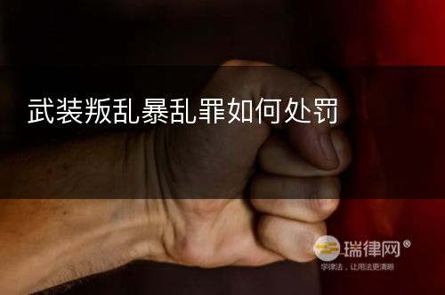 武装叛乱暴乱罪如何处罚