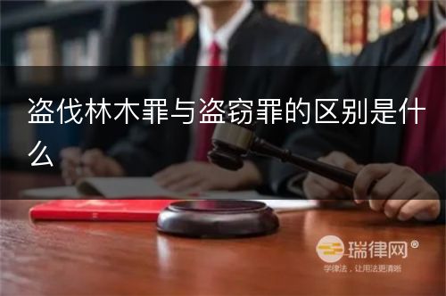 盗伐林木罪与盗窃罪的区别是什么