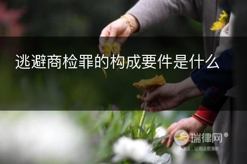 逃避商检罪的构成要件是什么