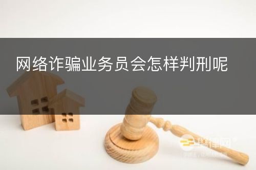 网络诈骗业务员会怎样判刑呢