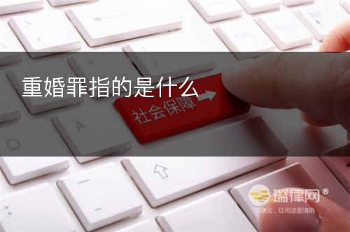 重婚罪指的是什么