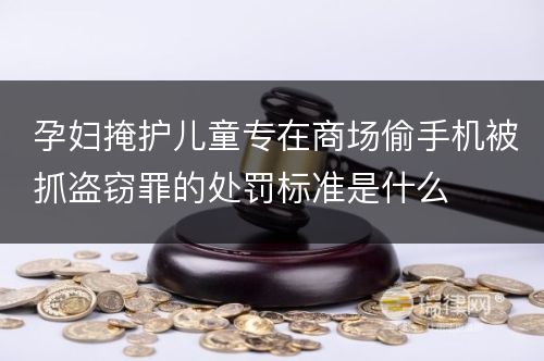 孕妇掩护儿童专在商场偷手机被抓盗窃罪的处罚标准是什么