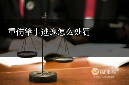 重伤肇事逃逸怎么处罚