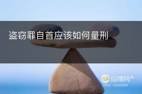 盗窃罪自首应该如何量刑