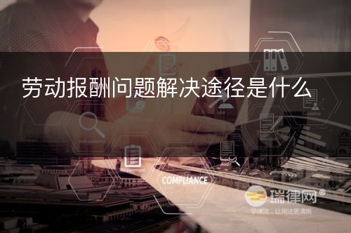 劳动报酬问题解决途径是什么