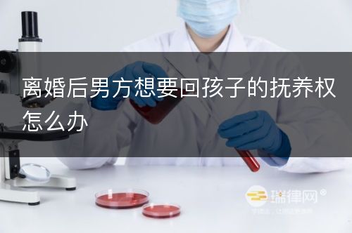 离婚后男方想要回孩子的抚养权怎么办