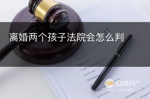 离婚两个孩子法院会怎么判