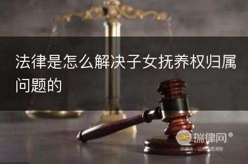 法律是怎么解决子女抚养权归属问题的