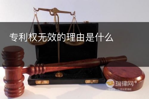 专利权无效的理由是什么