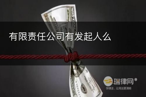 有限责任公司有发起人么