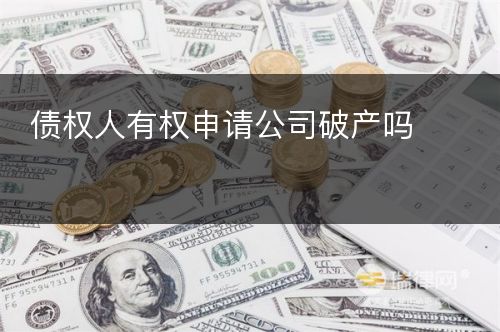 债权人有权申请公司破产吗