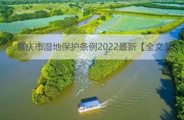 重庆市湿地保护条例2022最新【全文】