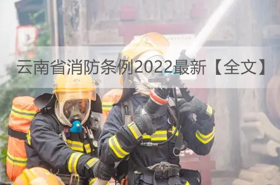 云南省消防条例2022最新【全文】